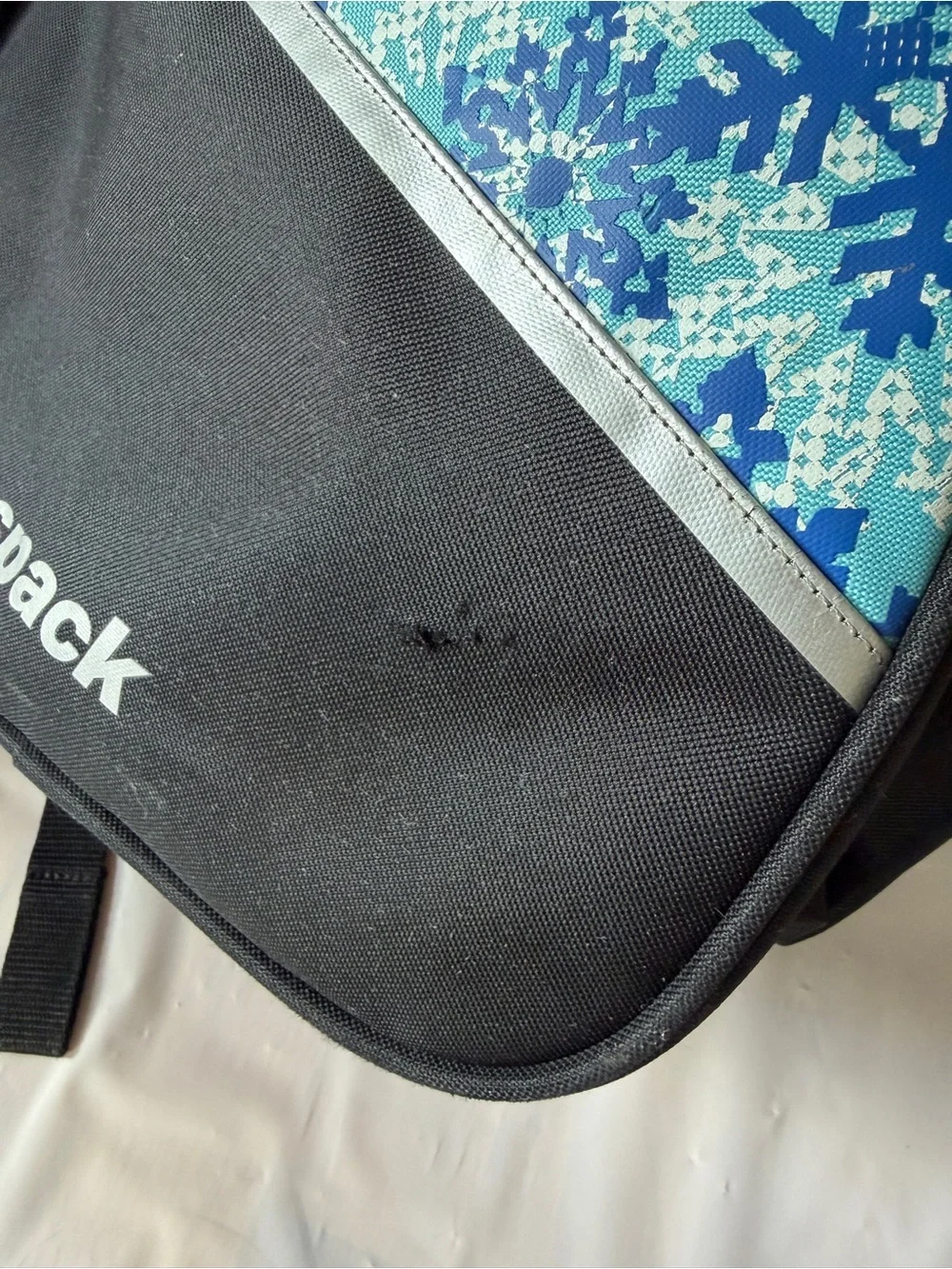 Transpack ICE skate backpack Bag blue Snowflake Figure Inline Roller 33L
